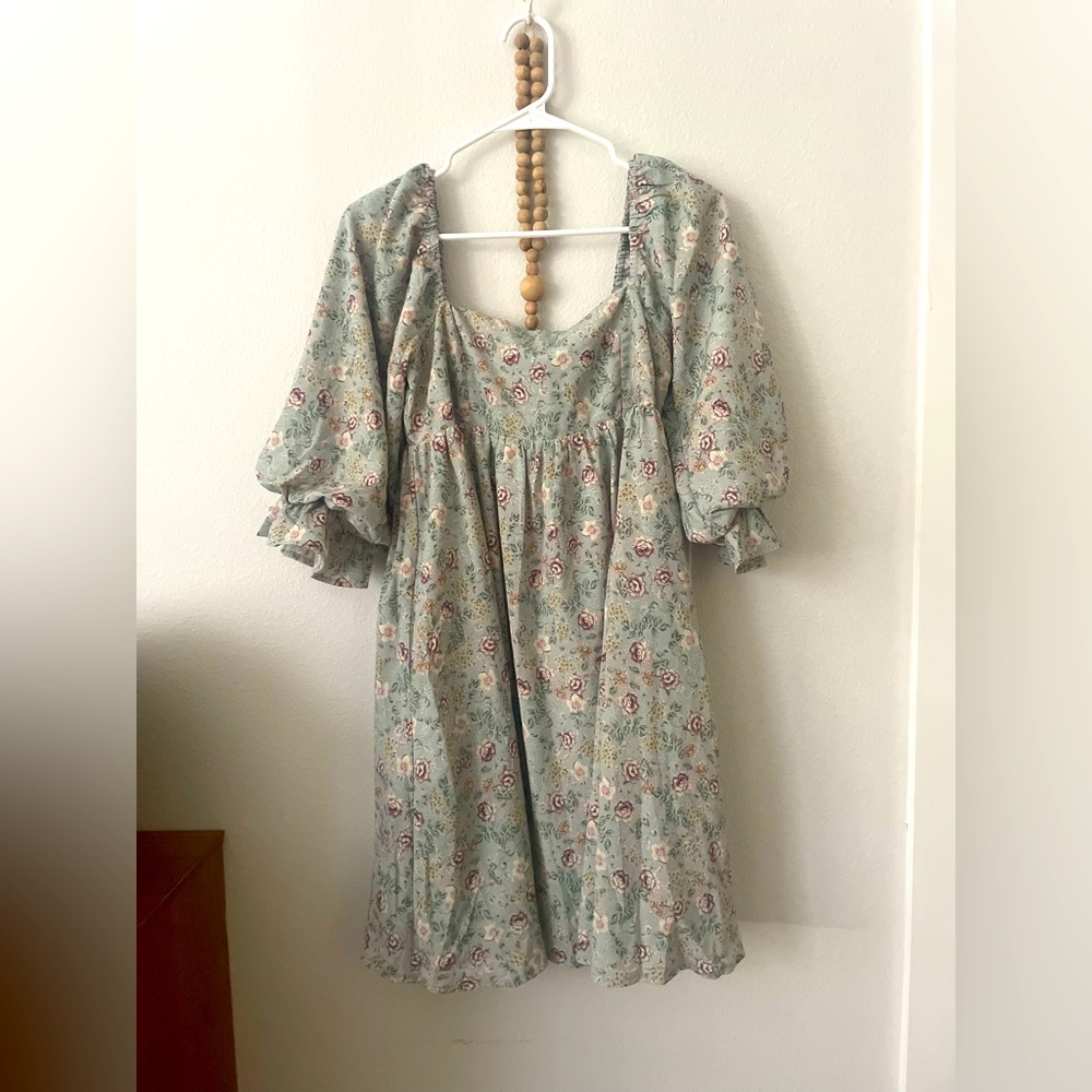 Floral baby doll dress